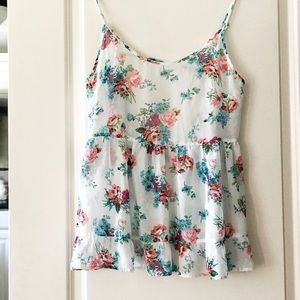 Floral Sheer Top